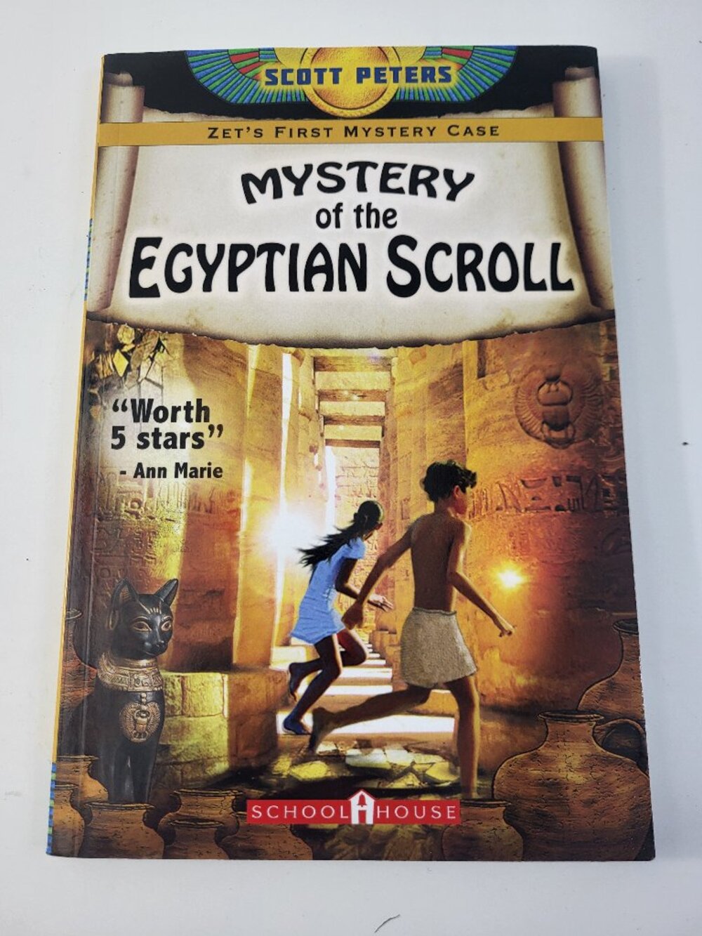 Mystery of the Egyptian Scroll by Scott Peters Paperback Kids Adventure Book